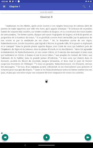 Livre de Judith (livre audio) Screenshot 1