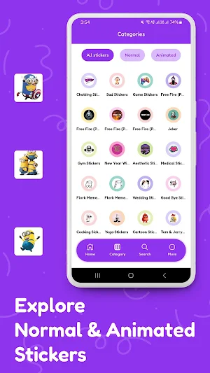 Cartoon Stickers Screenshot 3