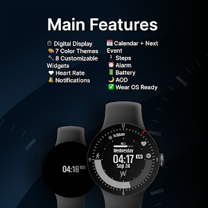 Techno Panel - watch face Screenshot 1