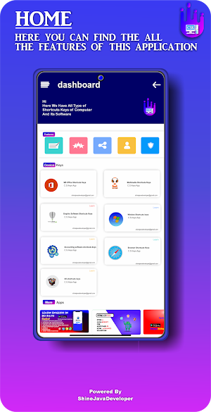 Computer Shortcut App- Learn A Screenshot 2