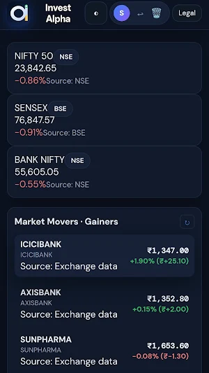 Invest Alpha Screenshot 0