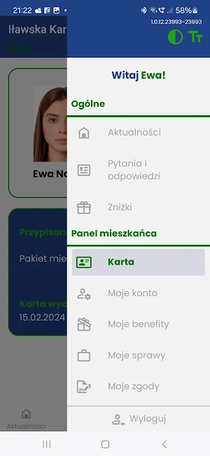 Iławska Karta Mieszkańca Screenshot 2