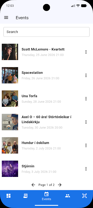 TicketTool.net admin app Screenshot 2