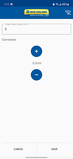 Electronic Bale Length Control Screenshot 1