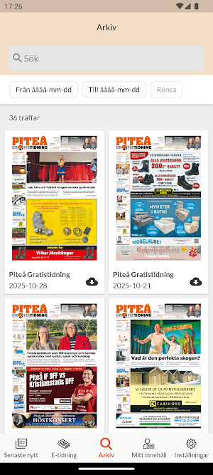 Piteå Gratistidning Screenshot 1