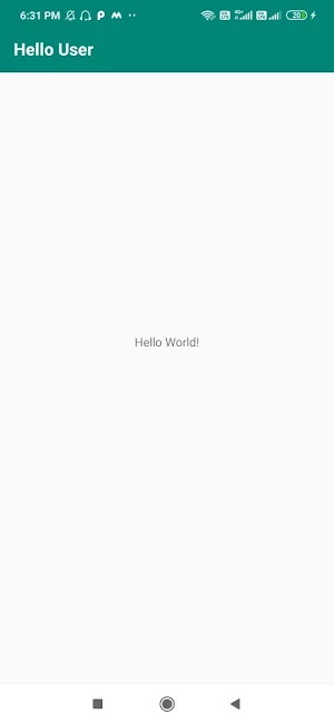 Test Live App Screenshot 1