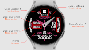 iwf hybrid pro watch face Screenshot 1