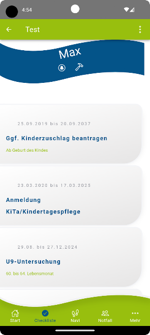 Familien-App Rheine Screenshot 1