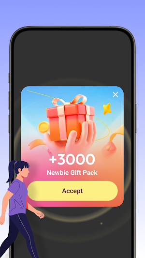 Lucky Pedometer Screenshot 1