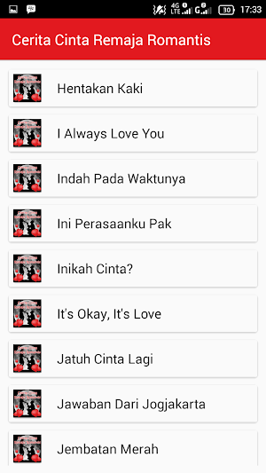 Cerita Cinta Remaja Romantis Screenshot 2