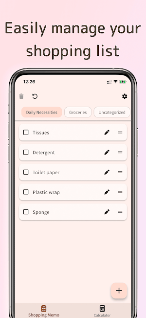 Shopping Memo+ Screenshot 0