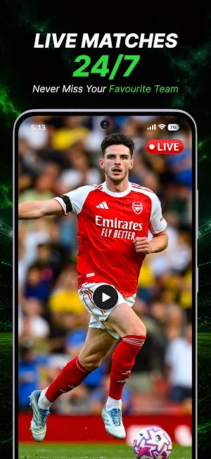 Live Football TV HD Streaming Screenshot 3