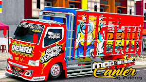 Mod Bussid Truk Canter Gandeng Screenshot 0