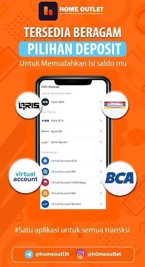 Home Outlet - Agen Pulsa murah Screenshot 1