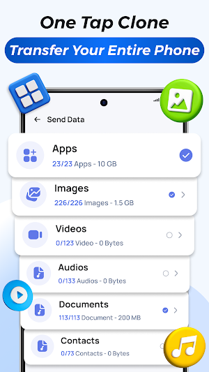 Smart Switch App: Copy My Data Screenshot 1
