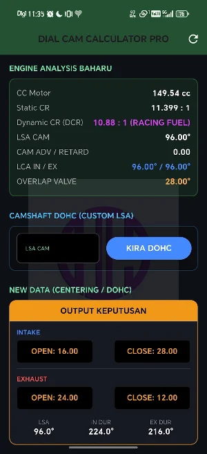4T DIAL CAM CAL PRO Screenshot 2