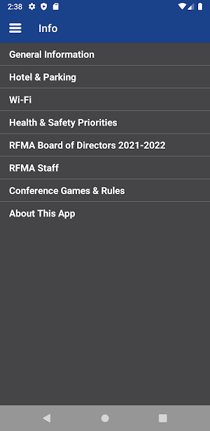 RFMA Annual Conference Screenshot 3