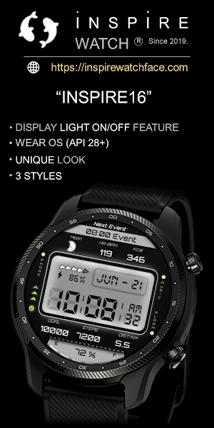 Inspire 16 Digital Watch Face Screenshot 0