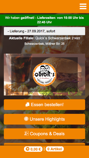 Quick`s - Der BurgerMeister Screenshot 0