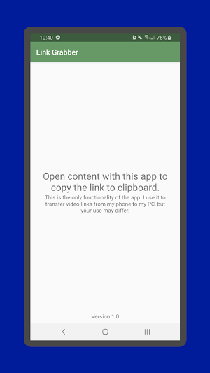 Link Grabber Screenshot 0