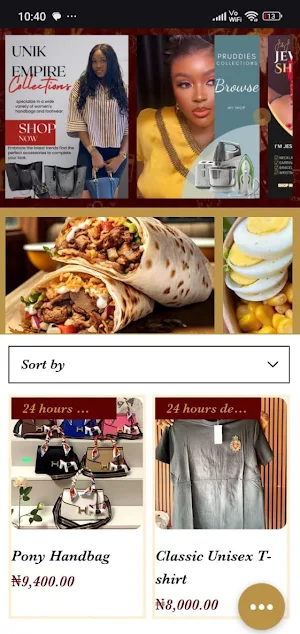 Nyomex Online Mall Screenshot 1