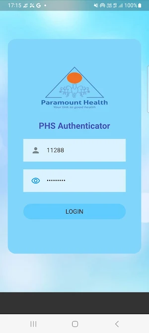 PHS Authenticator Screenshot 0