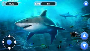 White Shark Attack Mission 3D Screenshot 3