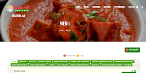 Bawarchi Biryanis Decatur Screenshot 1