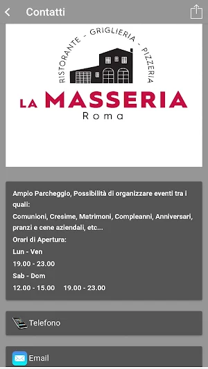 La Masseria Ristorante Screenshot 0