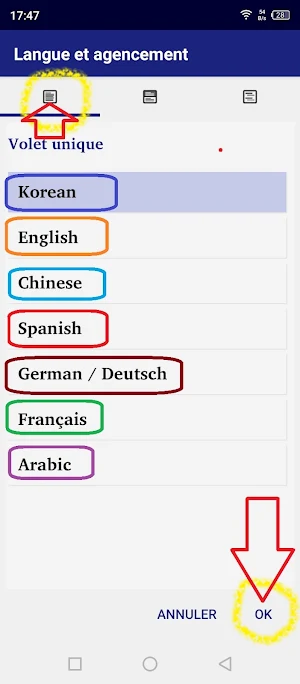 Korean English Spanish French Screenshot 3