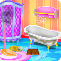 Doll House Cleaning Decoration