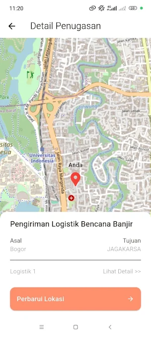 Kurir Aksi Bencana Indonesia Screenshot 3