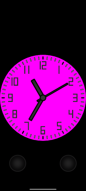 Analog clock vpro Screenshot 0
