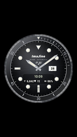 ImaJine Diver Watch Face Screenshot 1