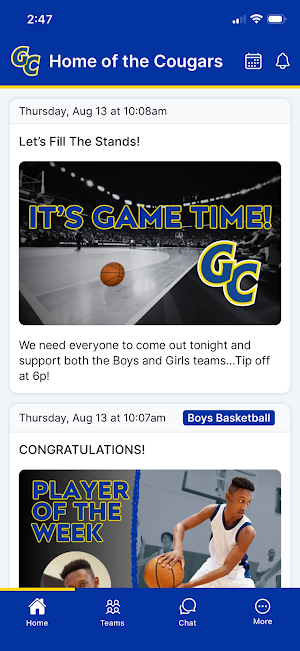 Greenfield Central Cougars Screenshot 0
