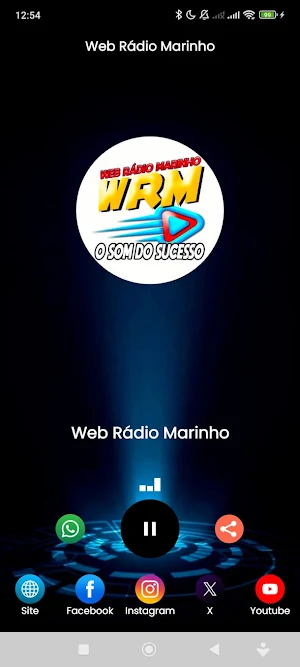 Web Rádio Marinho Screenshot 0