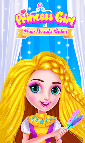 Princess Girl At Hair Beauty Salon Screenshot 0