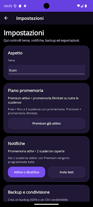Scadenze Smart Screenshot 0
