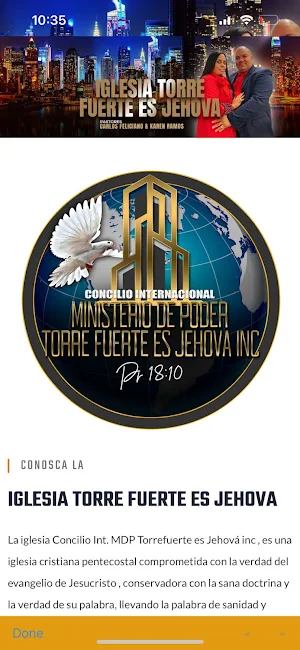Iglesia Torre Fuerte Es Jehova Screenshot 1