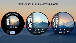 Scenery Plus Watch Face Screenshot 2
