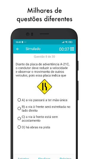 Simulados CNH - Provas Testes Screenshot 1