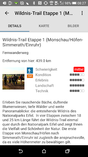 Tourenplaner Grünmetropole Screenshot 3
