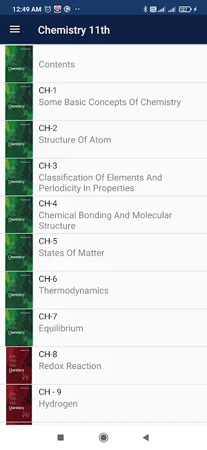 Class 11th Chemistry NCERT - (OFFLINE) Screenshot 2