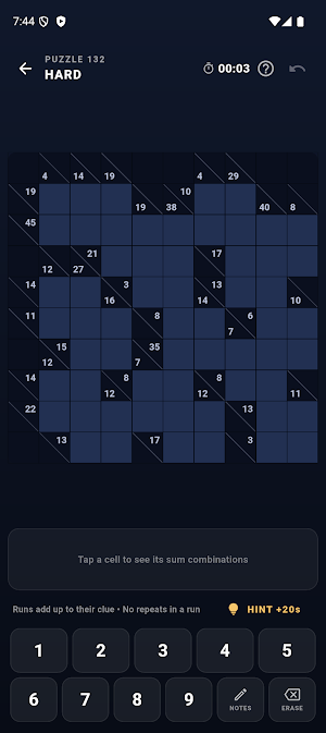 Cross Addition - Logic Puzzle Screenshot 1