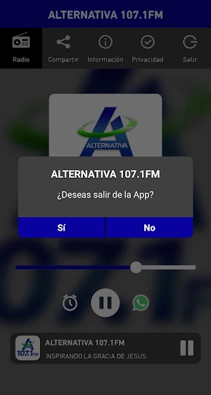 ALTERNATIVA 107.1FM Screenshot 2