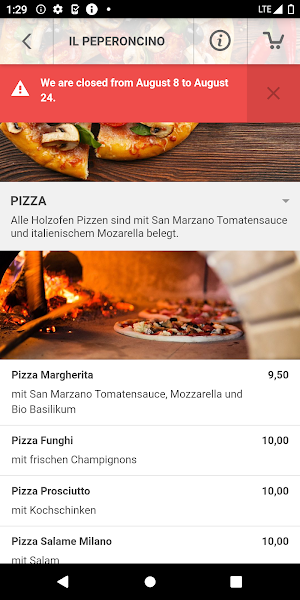 Il Peperoncino Pizza Screenshot 2