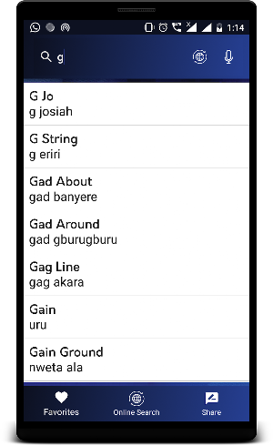 English to Igbo Translator Screenshot 2