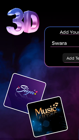 3D Name Art - Text Art Maker Screenshot 1