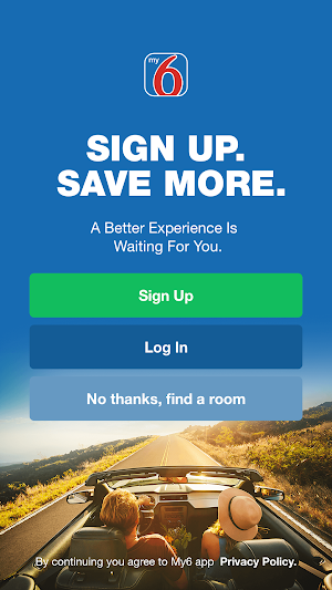 My6 - Book & Save at Motel 6 + Studio 6 Screenshot 0