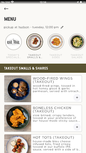 Rail Trail Flatbread Screenshot 2